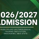 2026/2027 HUGH GOLDIE ADMISSION
